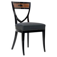 Neoclassical Ebonized Side Chair, Early 19th Century
