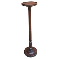 Used Neoclassical Empire Mahogany Pedestal Plant Stand