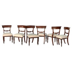 Neoclassical Empire Period Mahogany Dining Chairs
