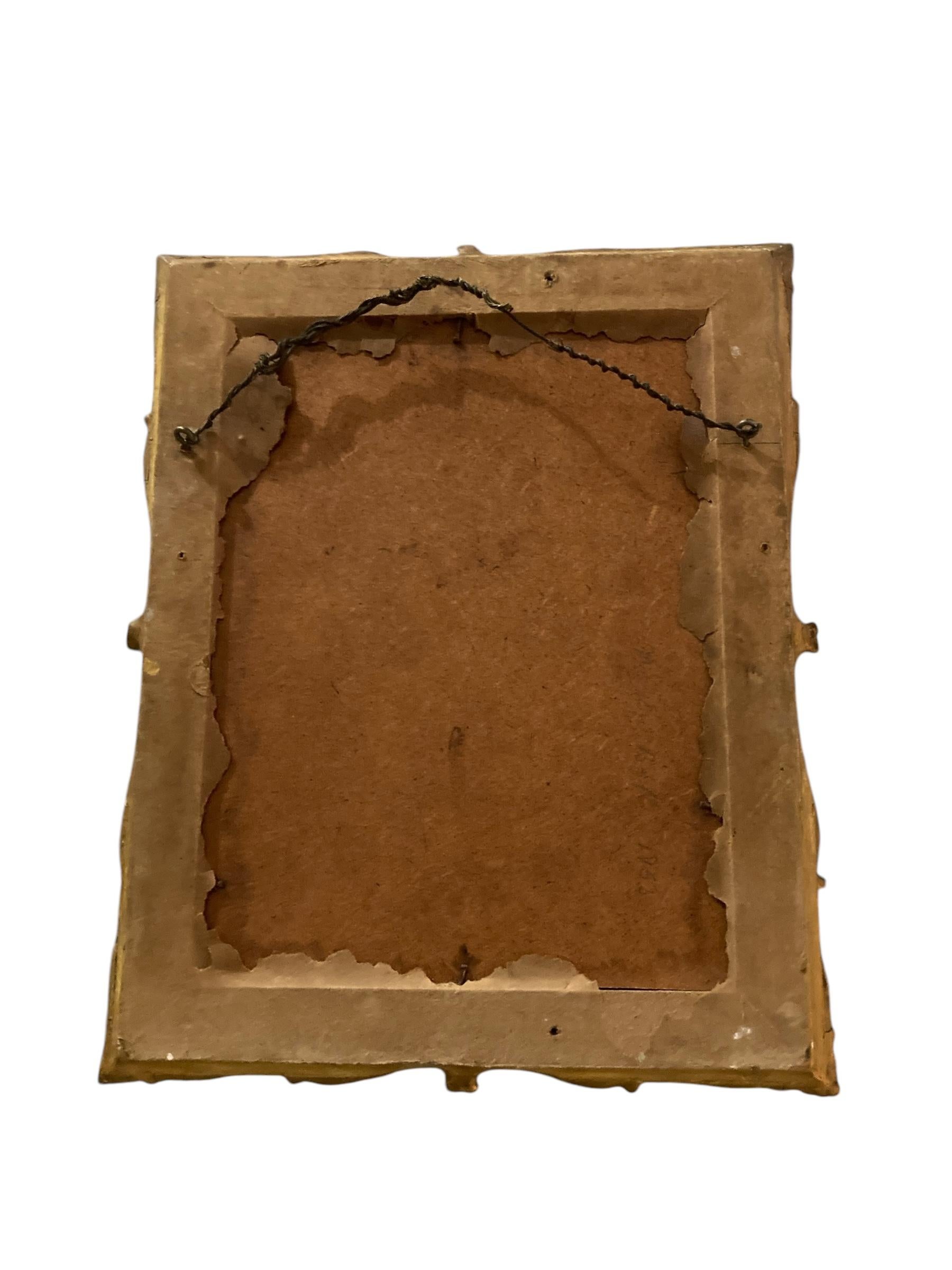 Rococo style gilt gesso rectangular wall mirror In Good Condition For Sale In Bishop's Stortford, GB