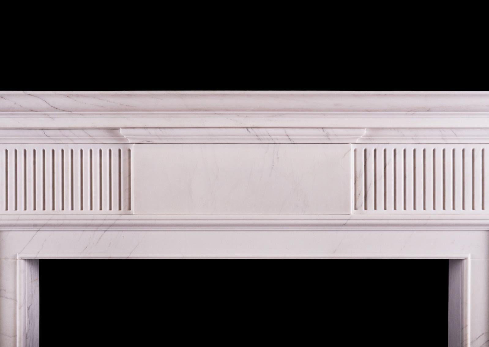 neoclassical fireplace