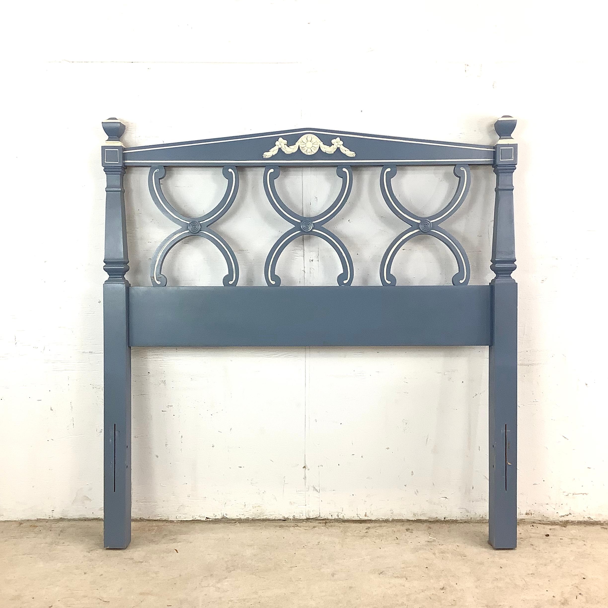 Metal Neoclassical Federal-Style Twin Bed Frame For Sale