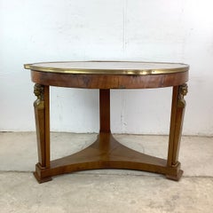 Neoclassical Figural Gueridon Table