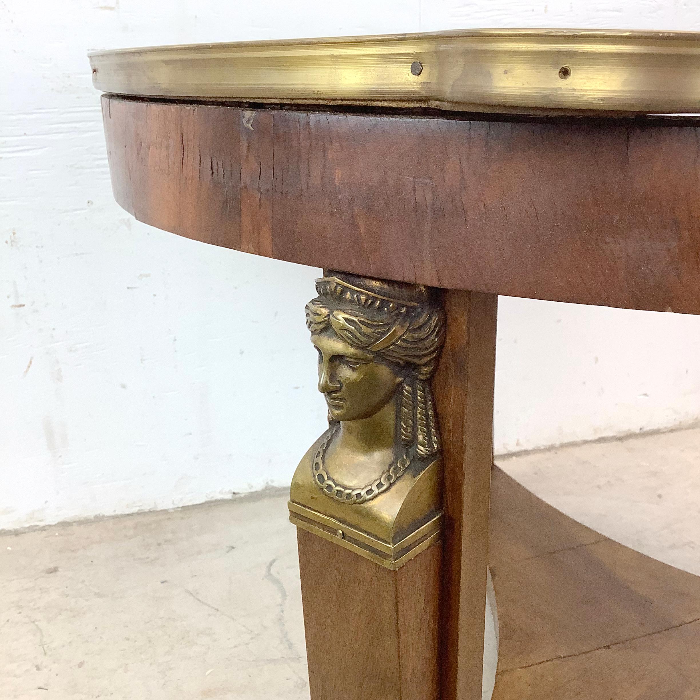 Mesa Gueridón Figurada Neoclásica siglo XX en venta