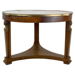 Neoclassical Figural Gueridon Table