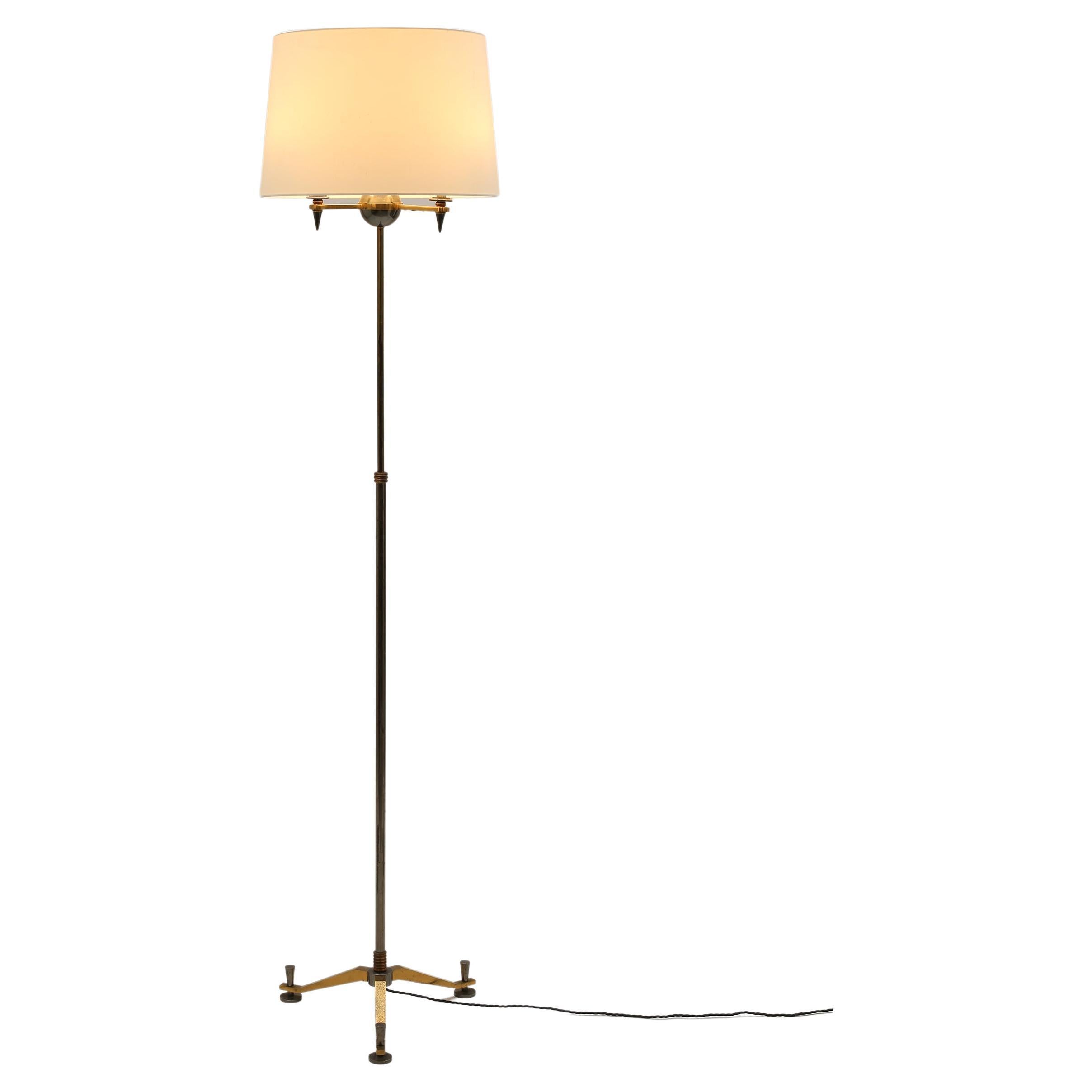 Neoklassizistische Stehlampe von Henri Petitot für Atelier Petitot, Französisch, ca. 1930er Jahre im Angebot