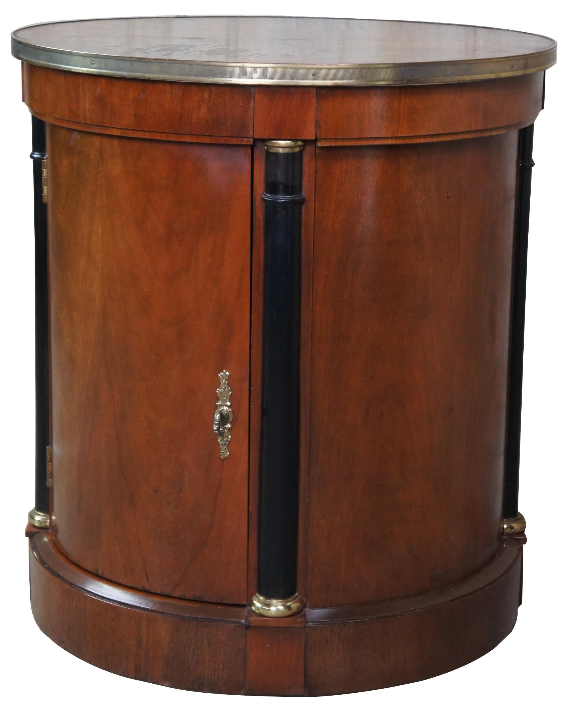 round drum table