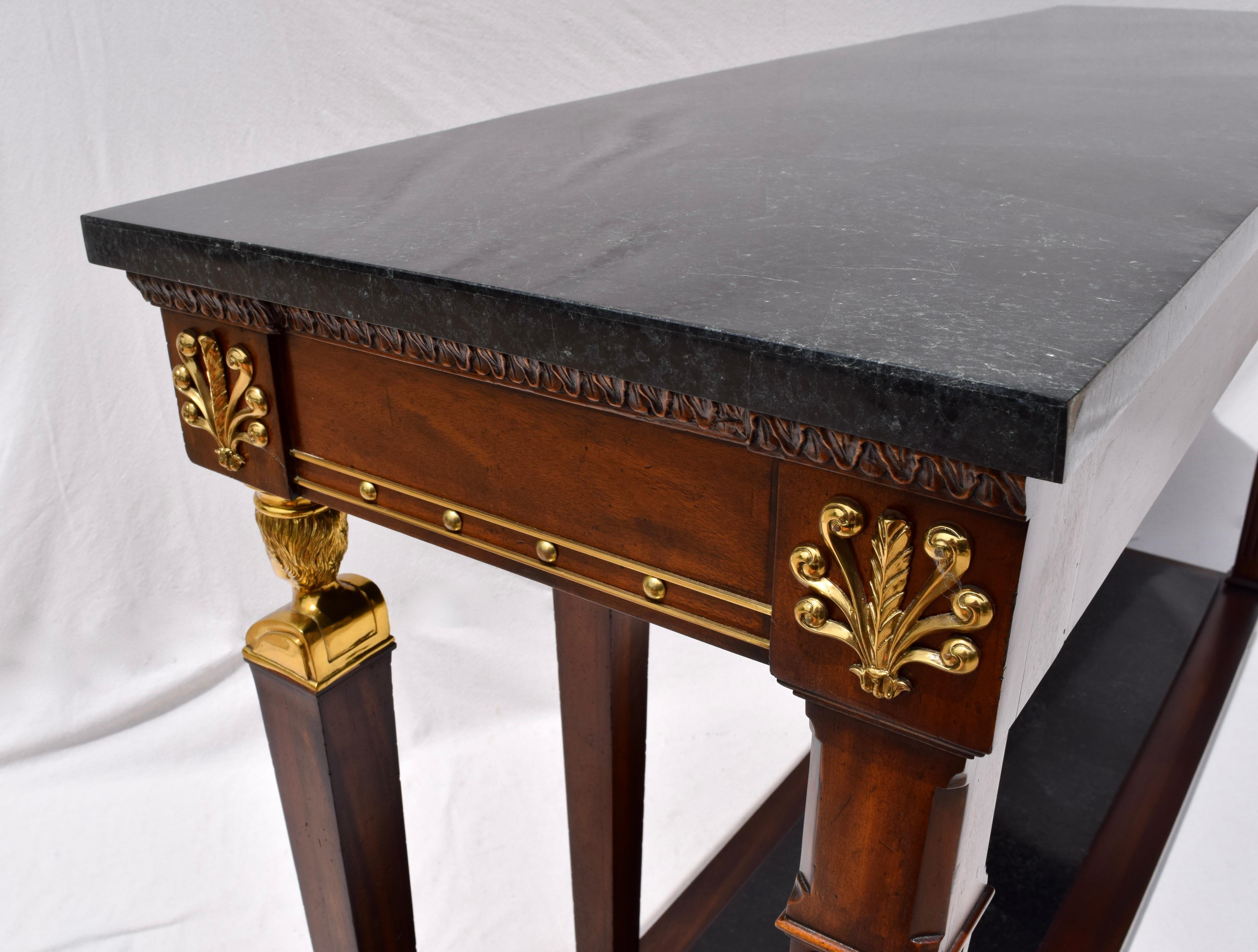 Neoclassical French Empire Style Pier Table by Maitland Smith 7