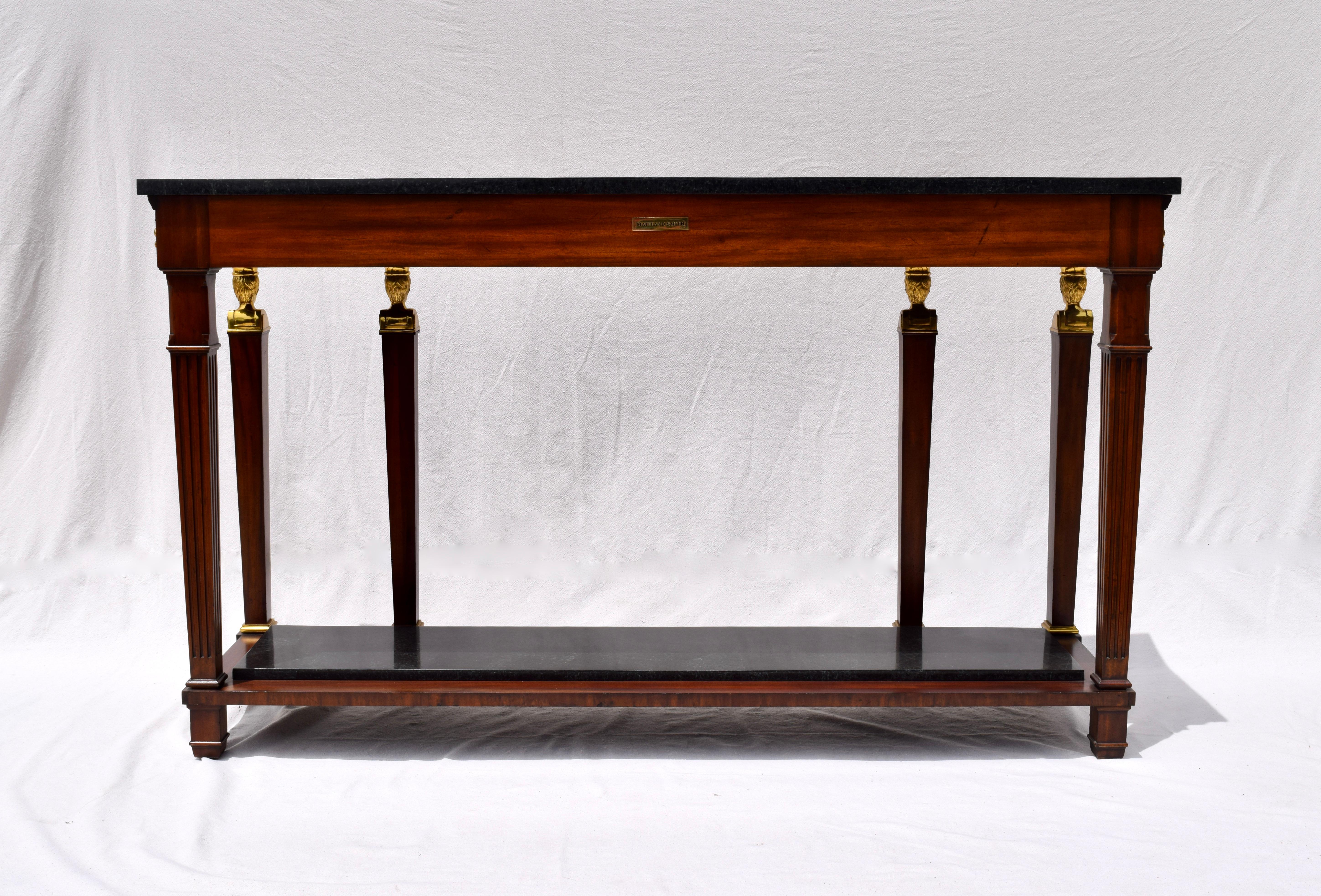 Neoclassical French Empire Style Pier Table by Maitland Smith 3