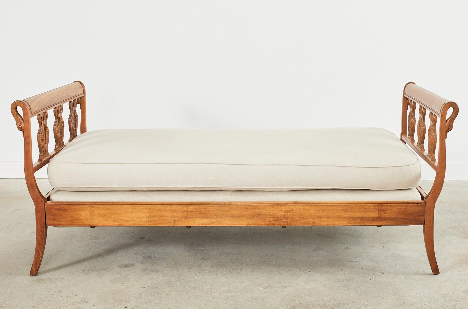 swan bed frame
