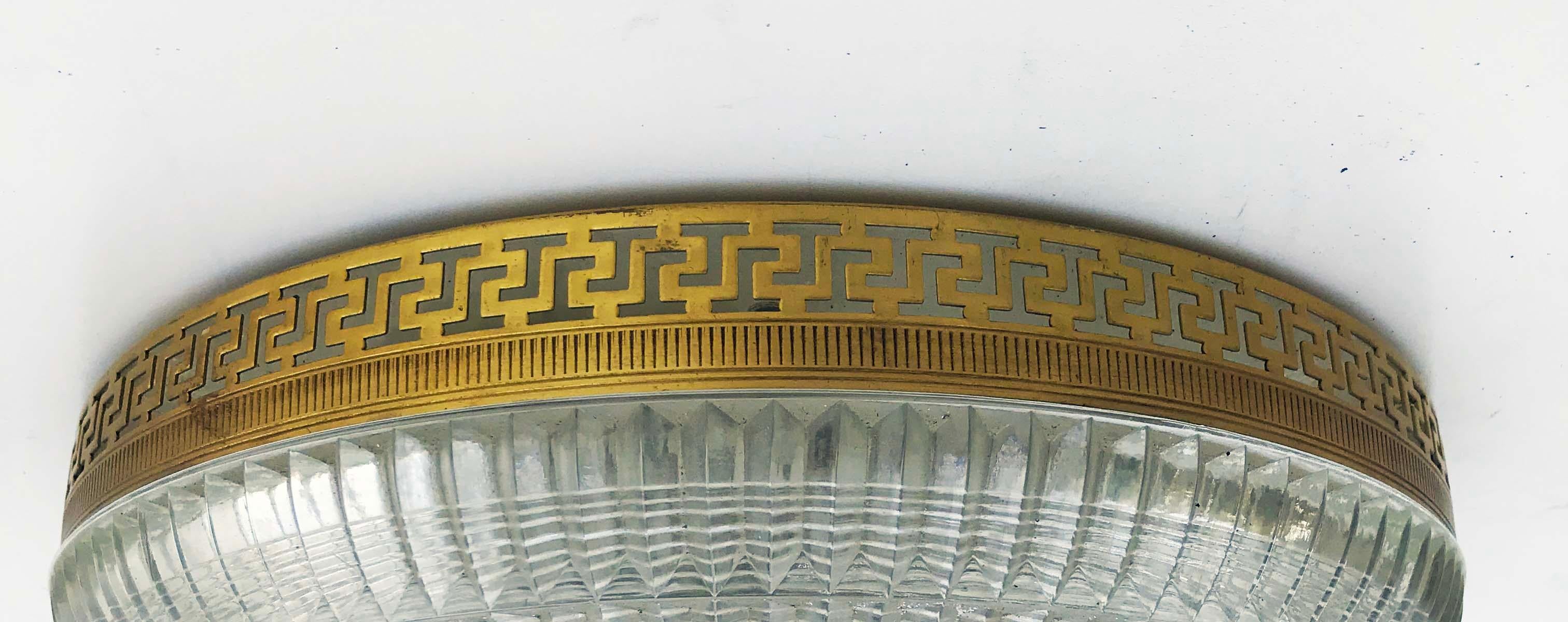Mid-20th Century Neoclassical French Flush Mount