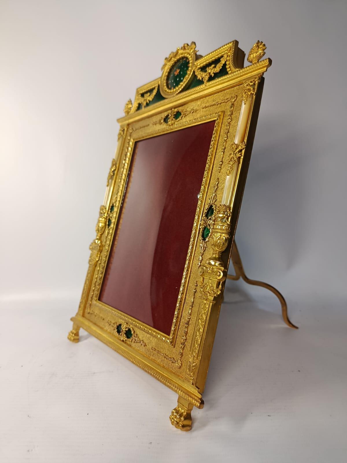 Early 20th Century Neoclassical French Photo Frame, circa 1900 For Sale