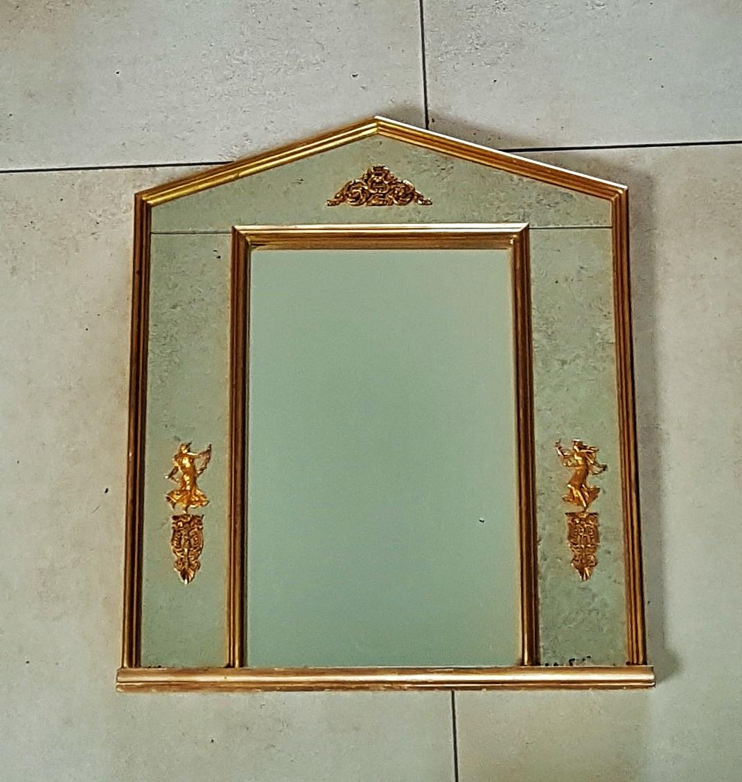 Neoclassical Gilt Empire Mirror, France For Sale 4