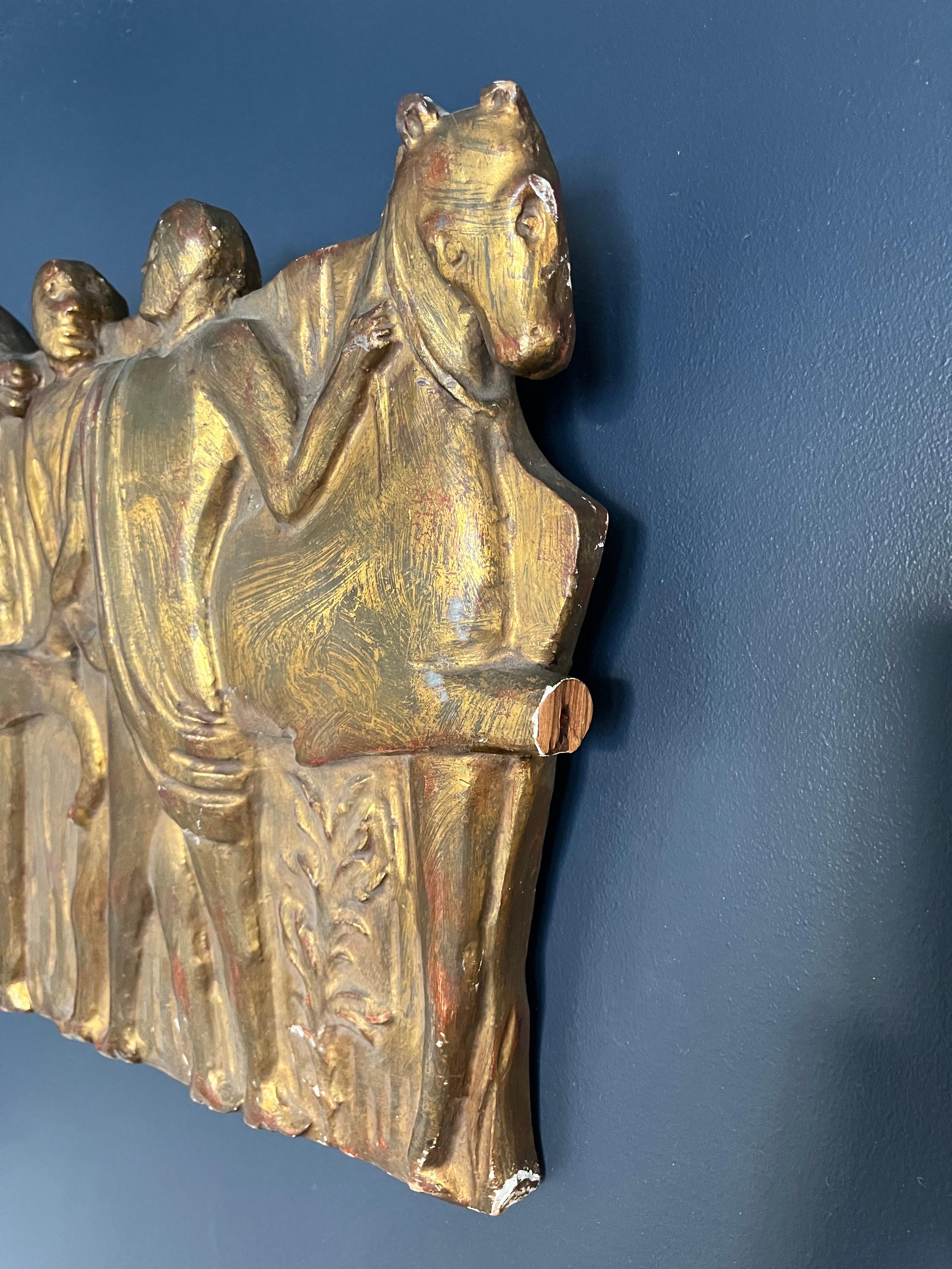 Wood Neoclassical Gilt Frieze Fratelli Paoletti Firenze Italy For Sale