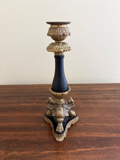 Neoclassical Grand Tour Lion Paw Feet Candle Holder