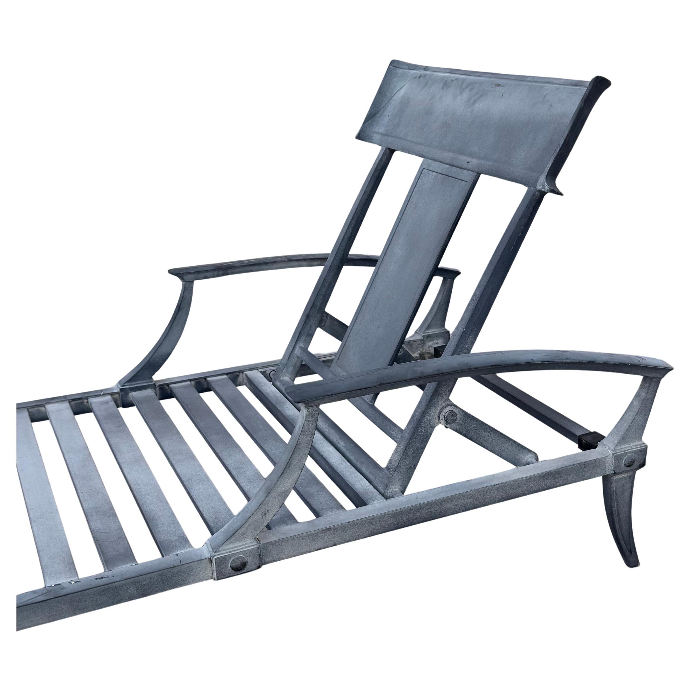 Chaise Lounge neoclassica greco-romana Klismos 3 Disponibile In condizioni buone in vendita a Bradenton, FL