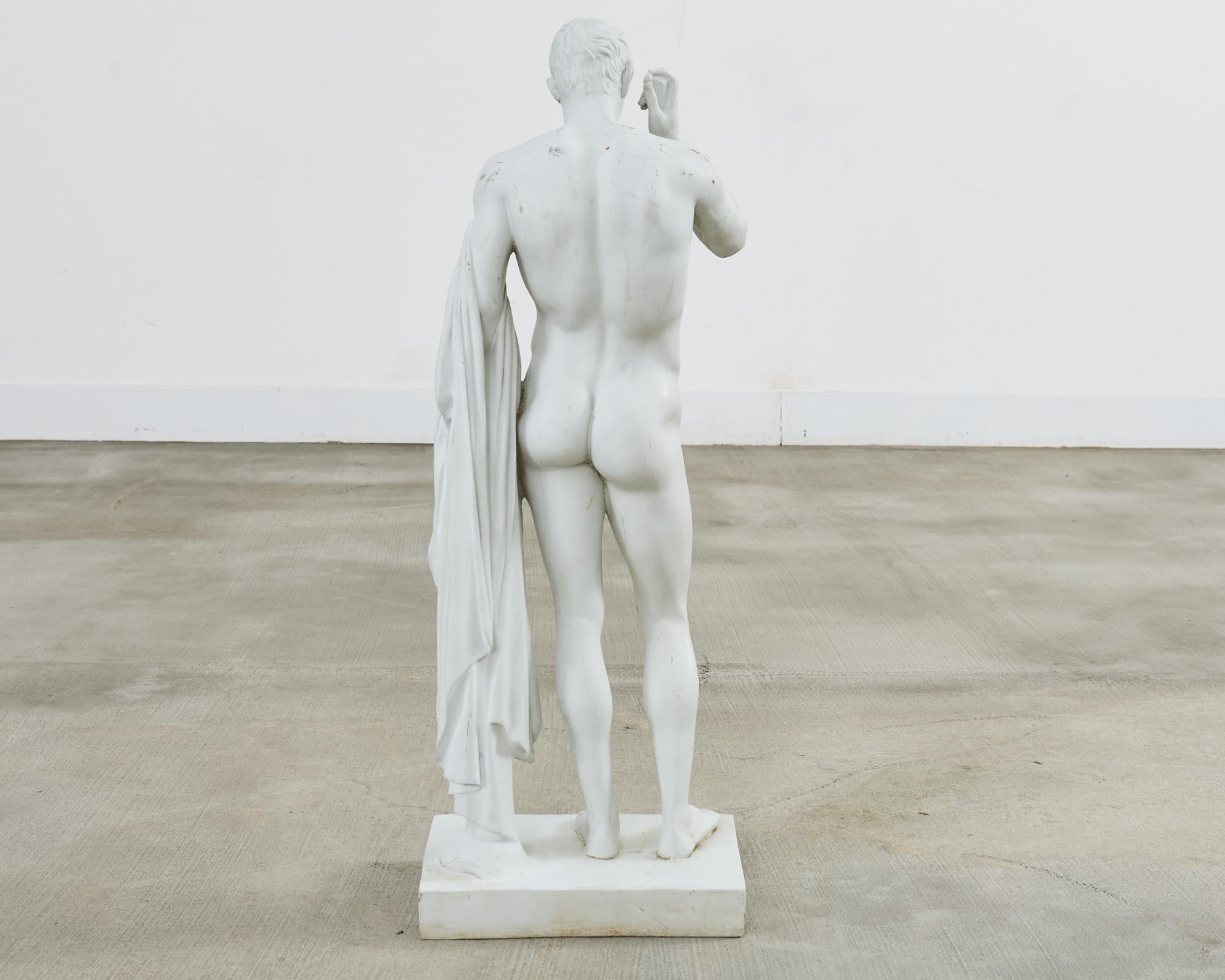 Escultura figurativa patricia grecorromana neoclásica en venta 8