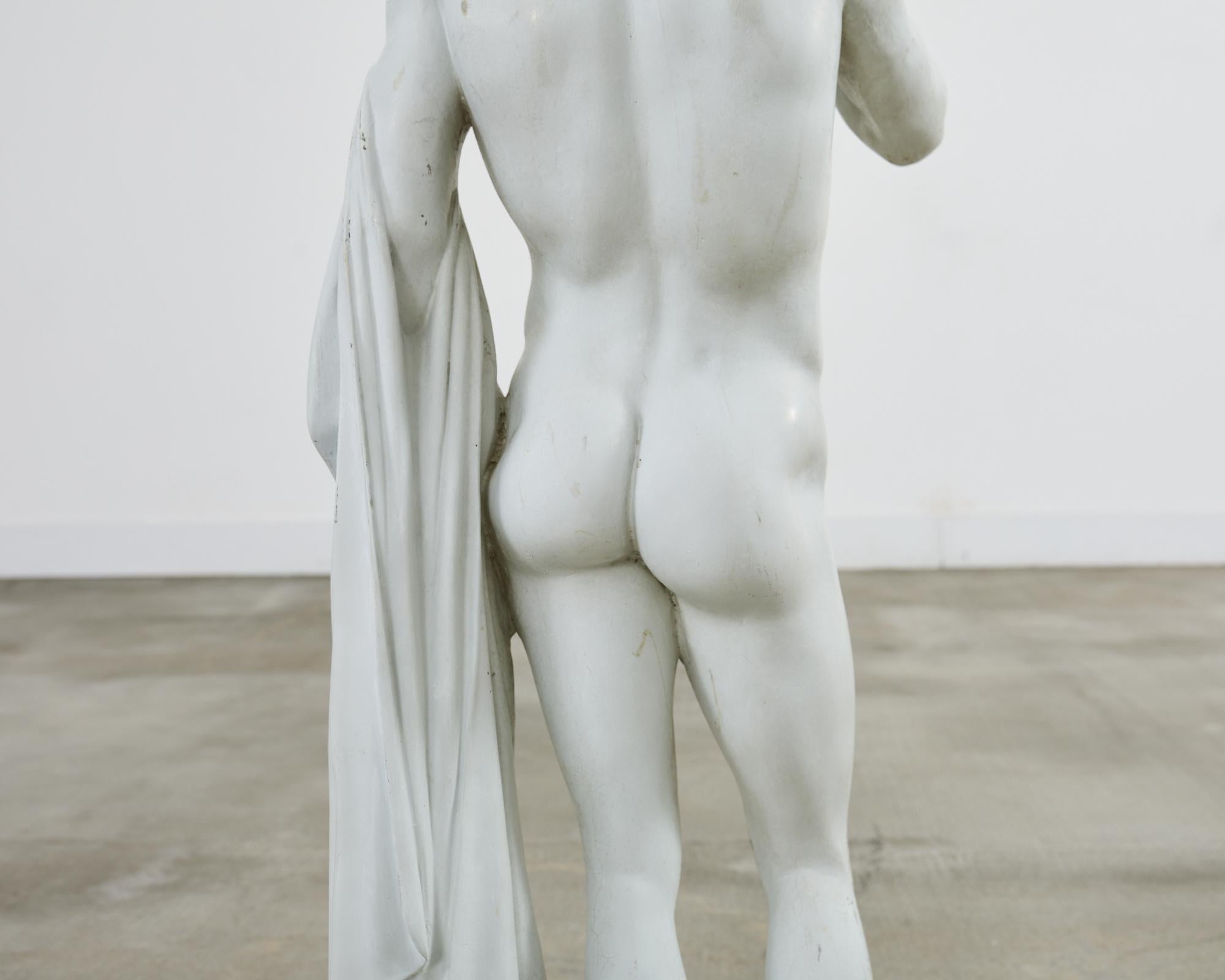 Escultura figurativa patricia grecorromana neoclásica en venta 10