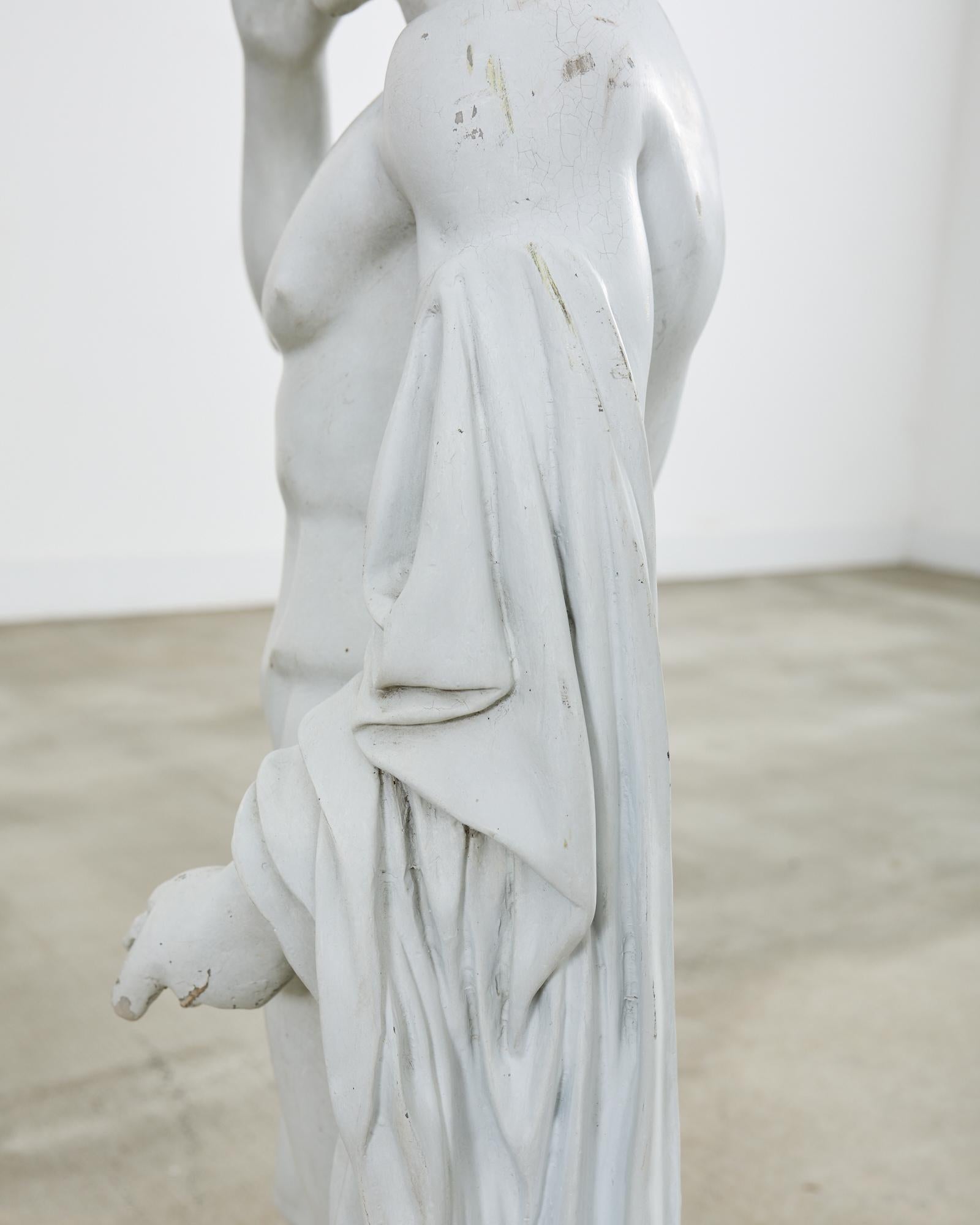 Escultura figurativa patricia grecorromana neoclásica en venta 13