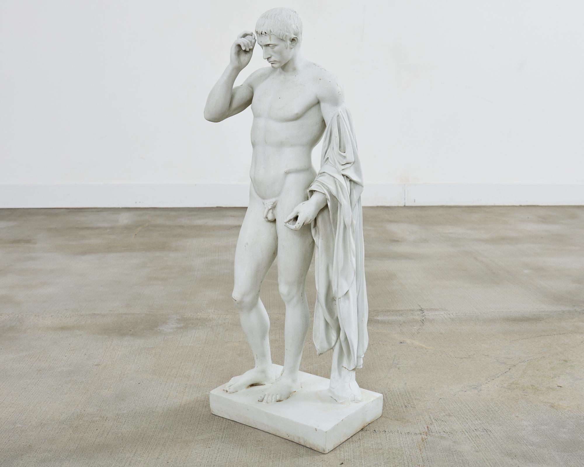 Escultura figurativa patricia grecorromana neoclásica en venta 1