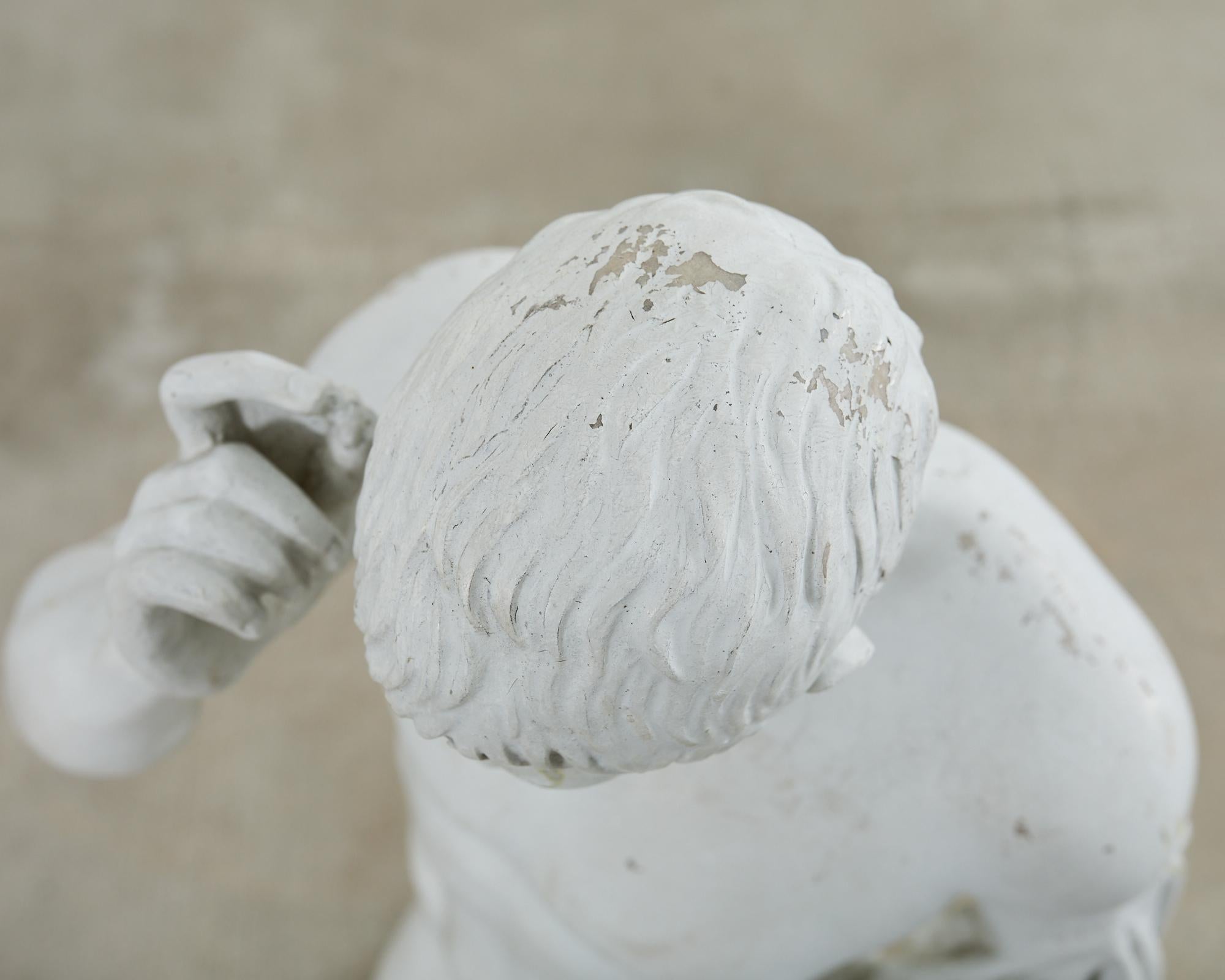 Escultura figurativa patricia grecorromana neoclásica en venta 2