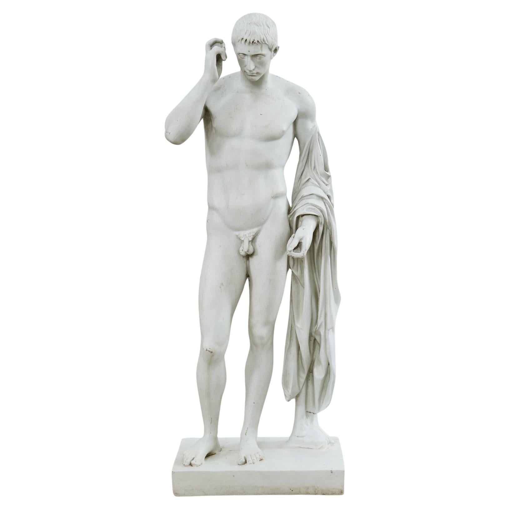 Escultura figurativa patricia grecorromana neoclásica en venta
