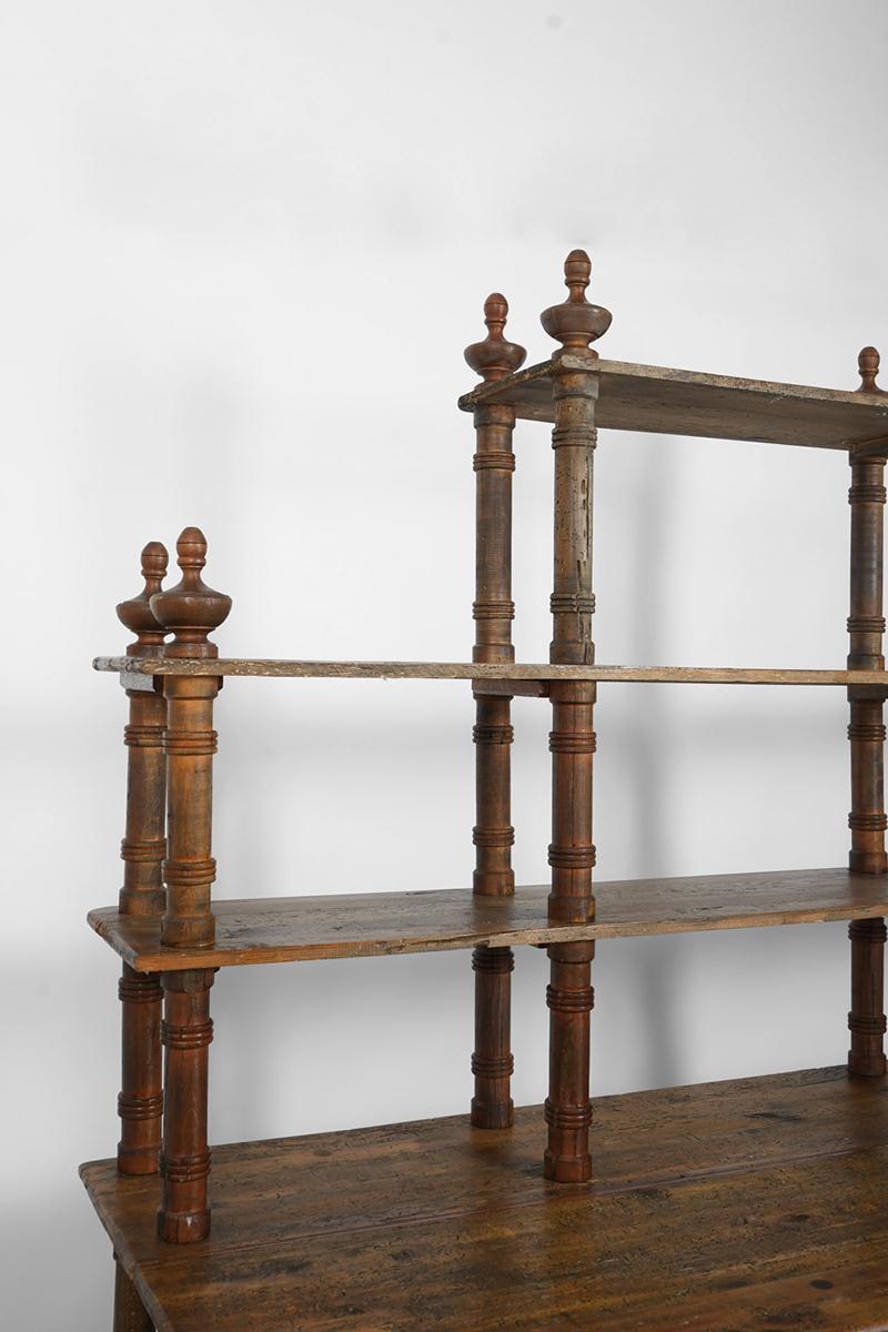 Swedish Neoclassical Gustavian wooden bookshelves, 19th c