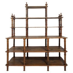 Neoclassical Gustavian wooden bookshelves, 19th c