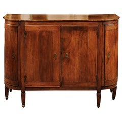 Neoclassical Italian Walnut Credenza, circa 1800