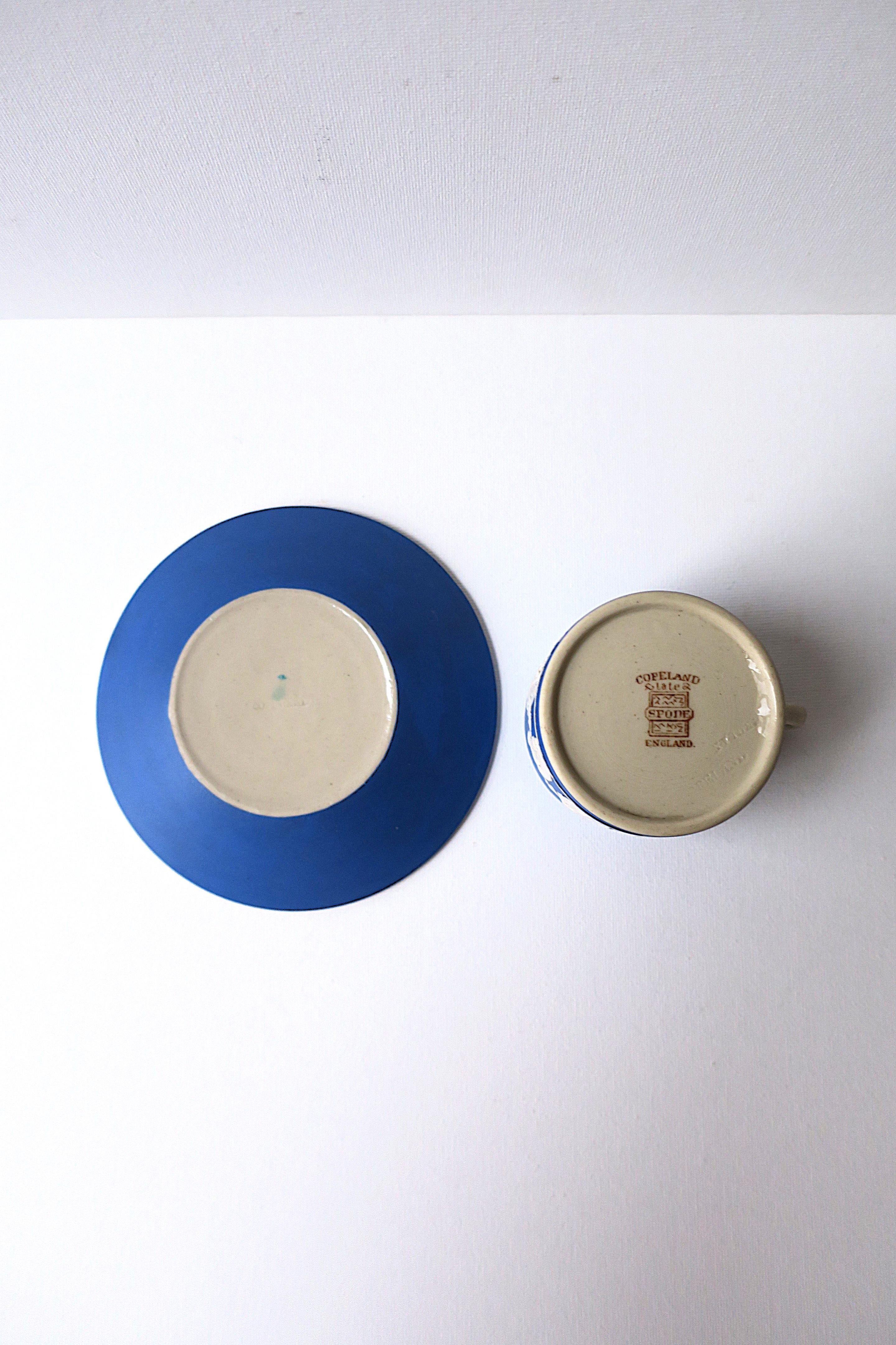 Taza de café espresso de jaspe neoclásico Copeland Spode en venta 4