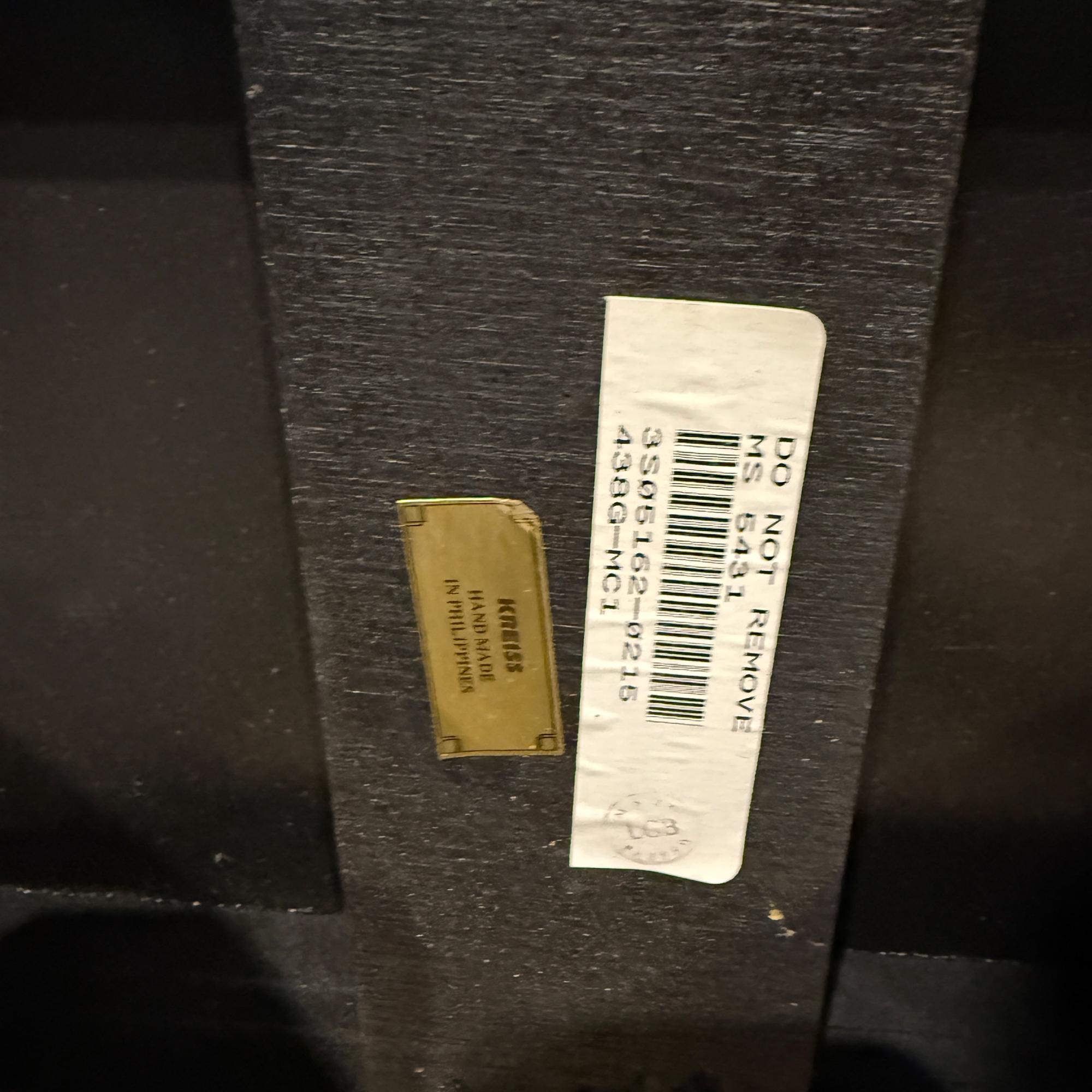 Tavolo consolle neoclassico rivestito in pelle di Kreiss in vendita 8