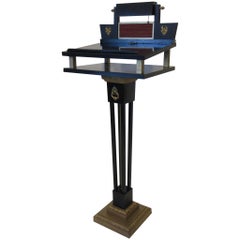 Neoclassical Lectern Podium or Host/Hostess Stand