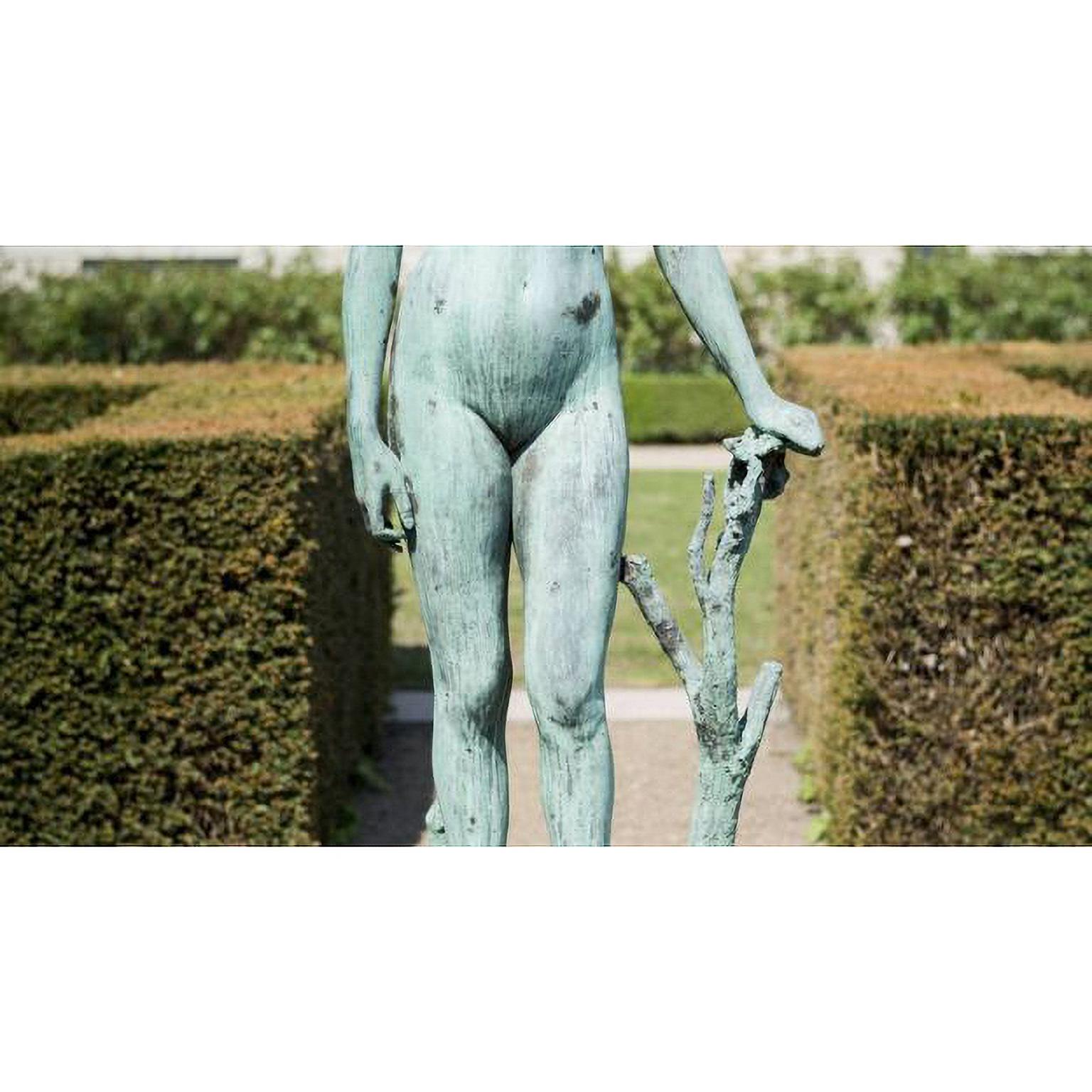 Statue néoclassique en bronze grandeur nature de Psyché, Ludvig Brandstrup, Danemark, 1898 en vente 1