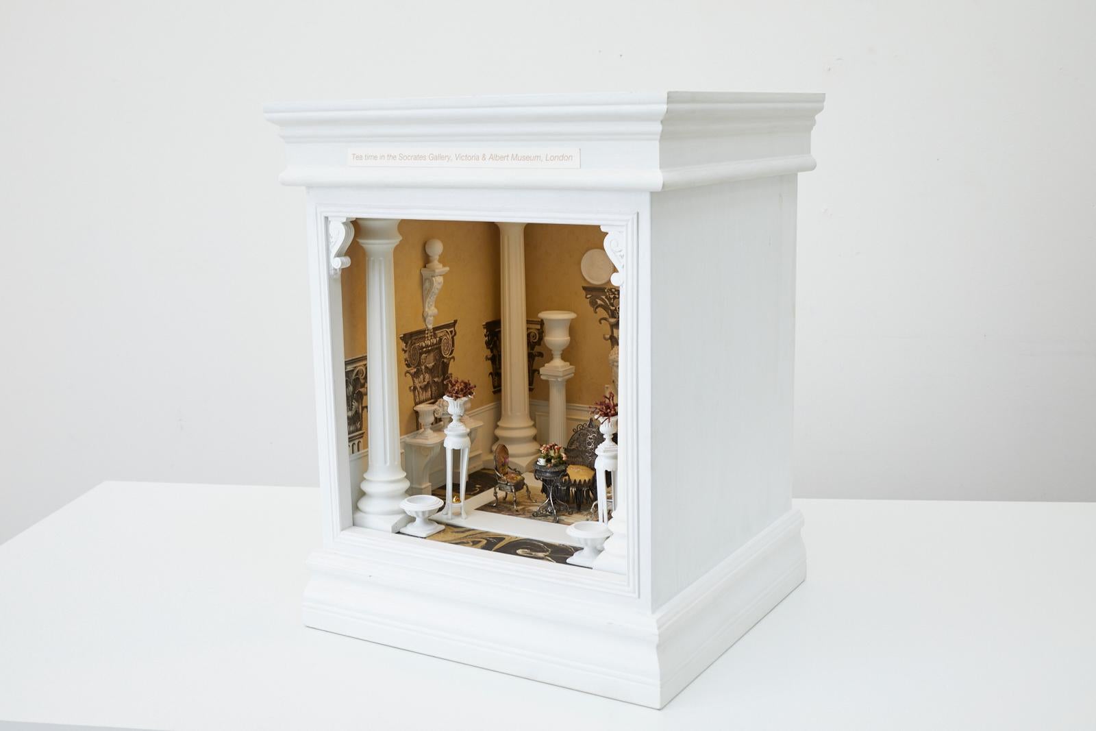 Neoclassical London Museum Miniature Doll House by Tom Roberts 6