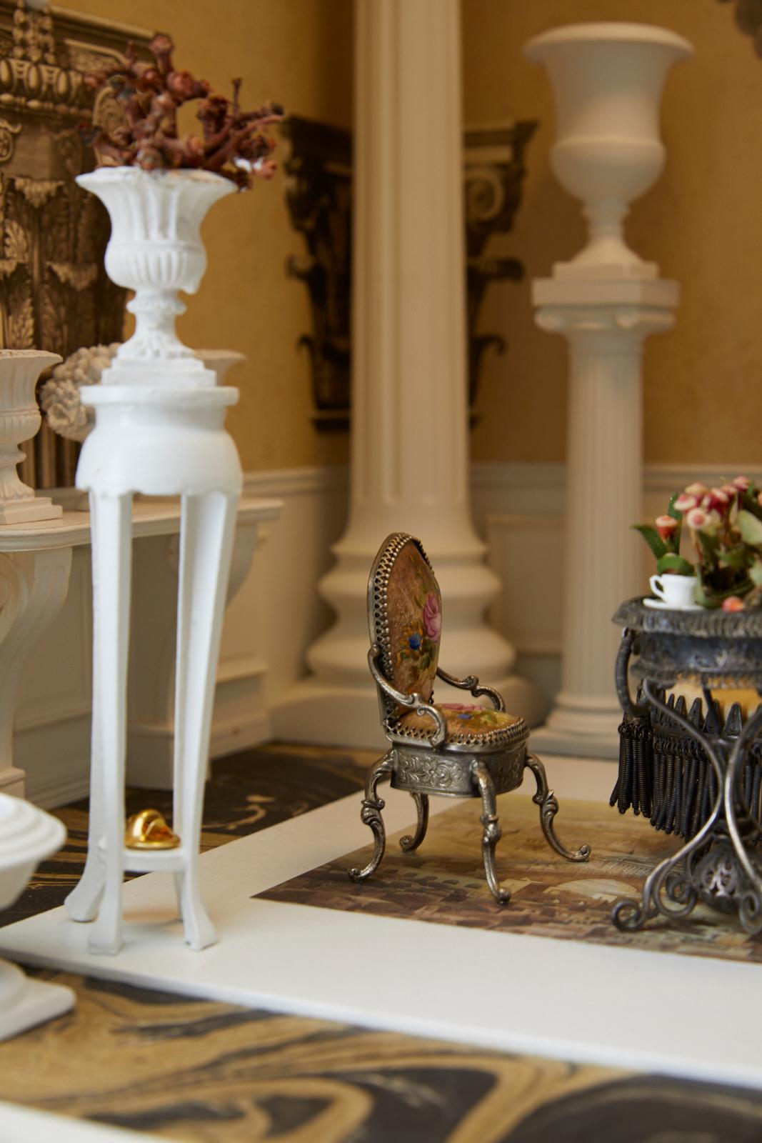 Neoclassical London Museum Miniature Doll House by Tom Roberts 7