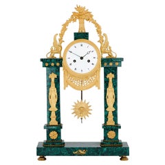 Antique Neoclassical Louis XVI Period French Mantel Clock