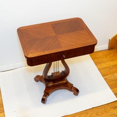 Neoclassical Lyre Table, Sweden 1935