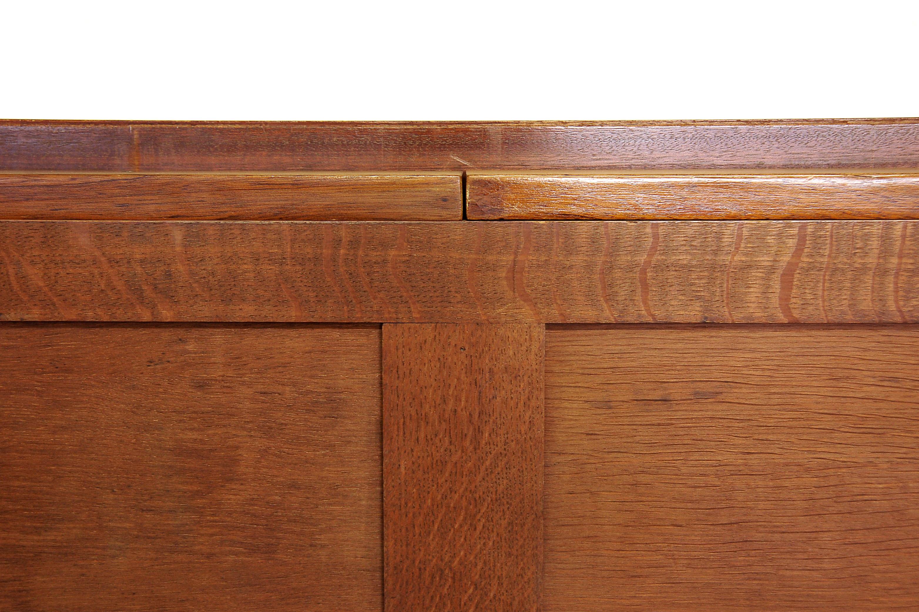 Neoclassical Mahogany and Leather Desk in the Style of André Arbus, France 1940s 10