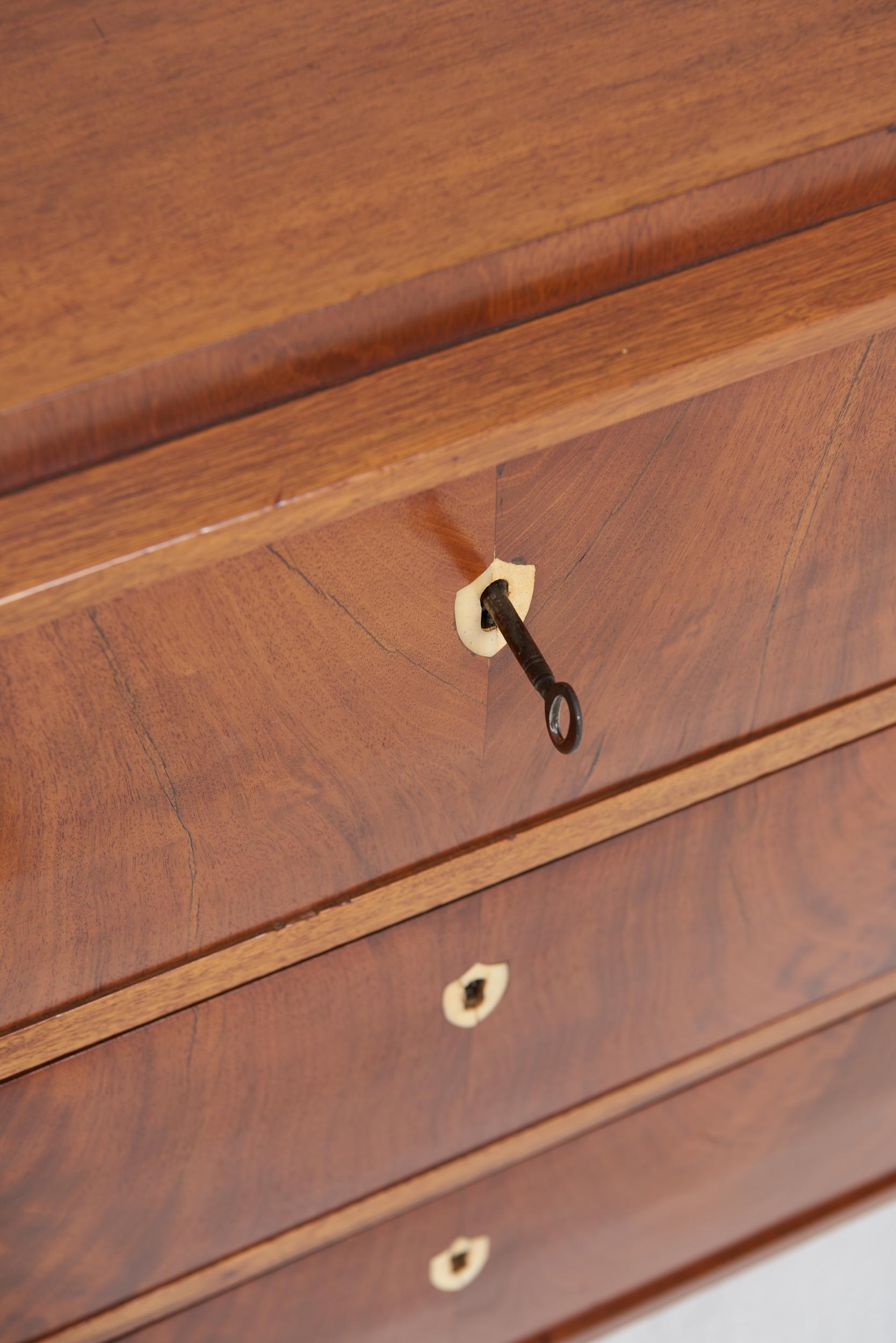 Neoclassical Mahogany Chest of Drawers 7