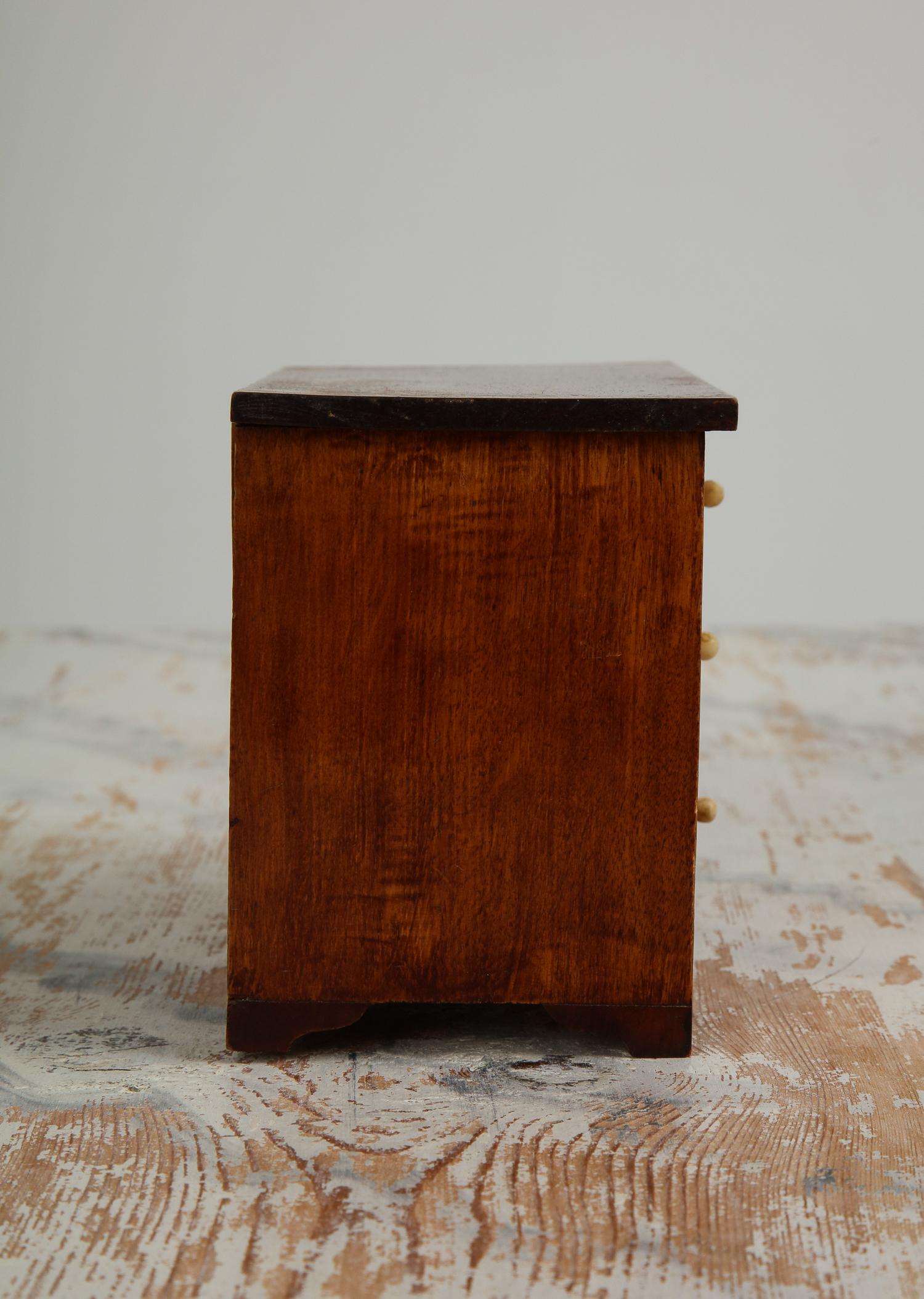 Neoclassical, Miniature Cabinetmakers Sample Commode / Box, Sweden, Circa 1800 1