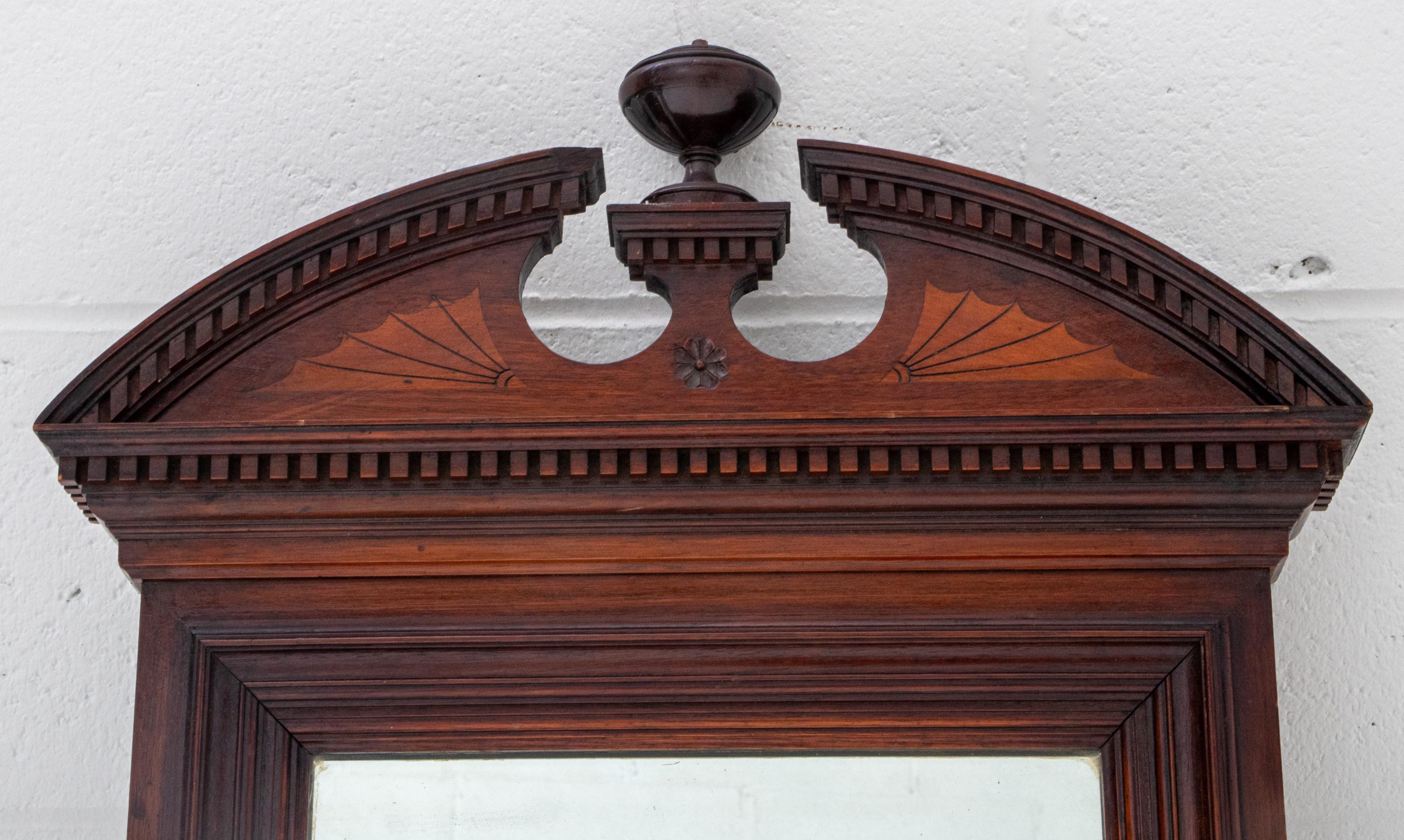Neoclassical Mahogany Mirror 19th Century In Good Condition For Sale In New York, NY