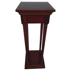 Neoklassizistisches Pedestal aus Mahagoni