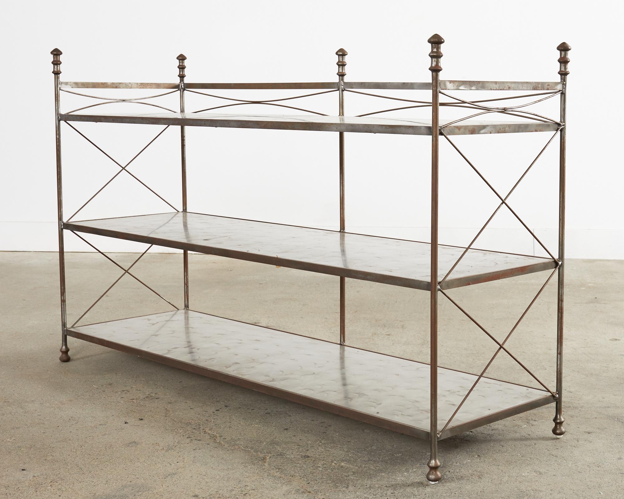three shelves bookcase
