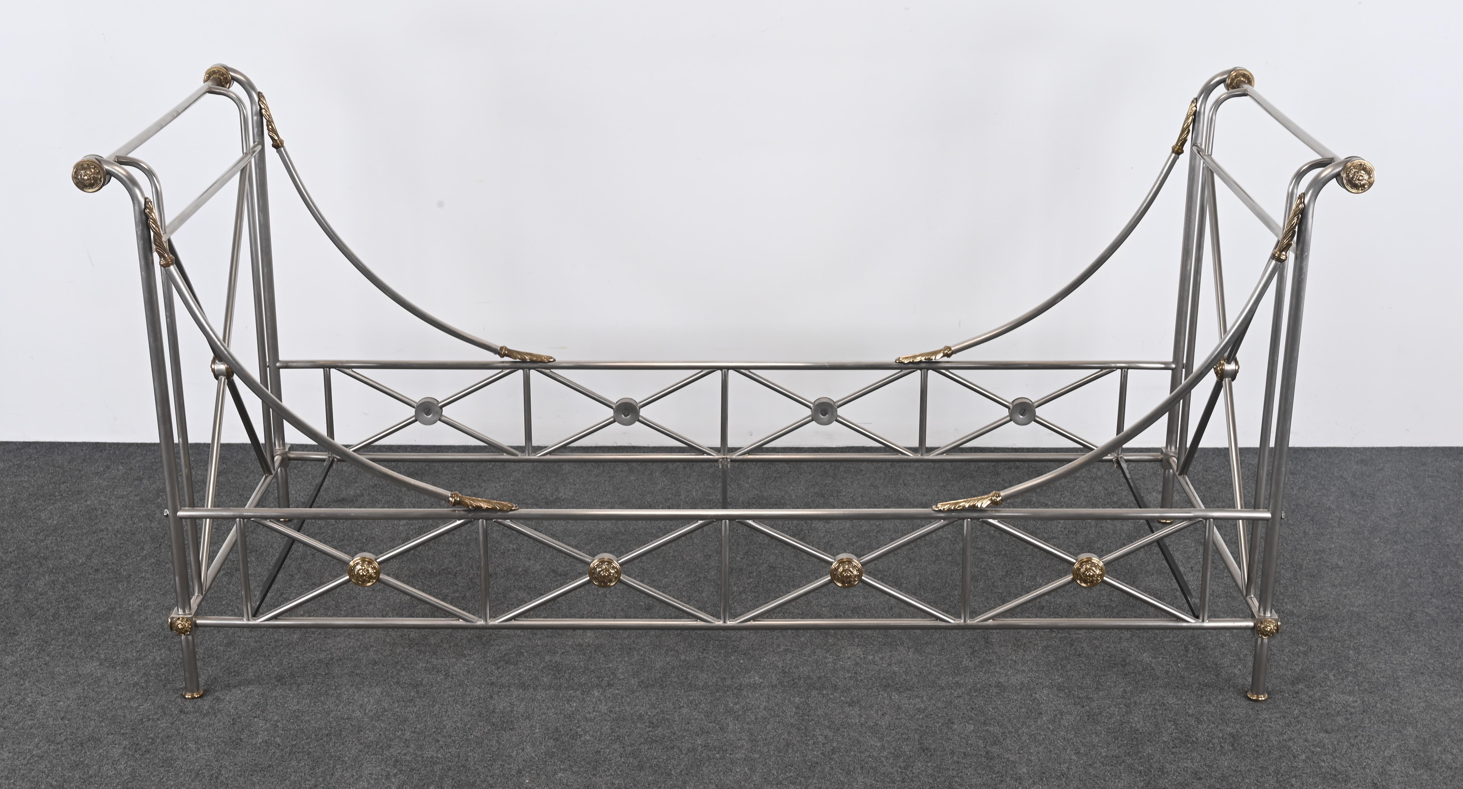 Late 20th Century Neoclassical manner of Maison Jansen Daybed, 1970s
