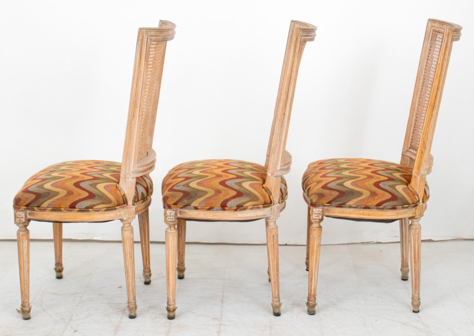 European Neoclassical Manner Side Chairs, 5 For Sale
