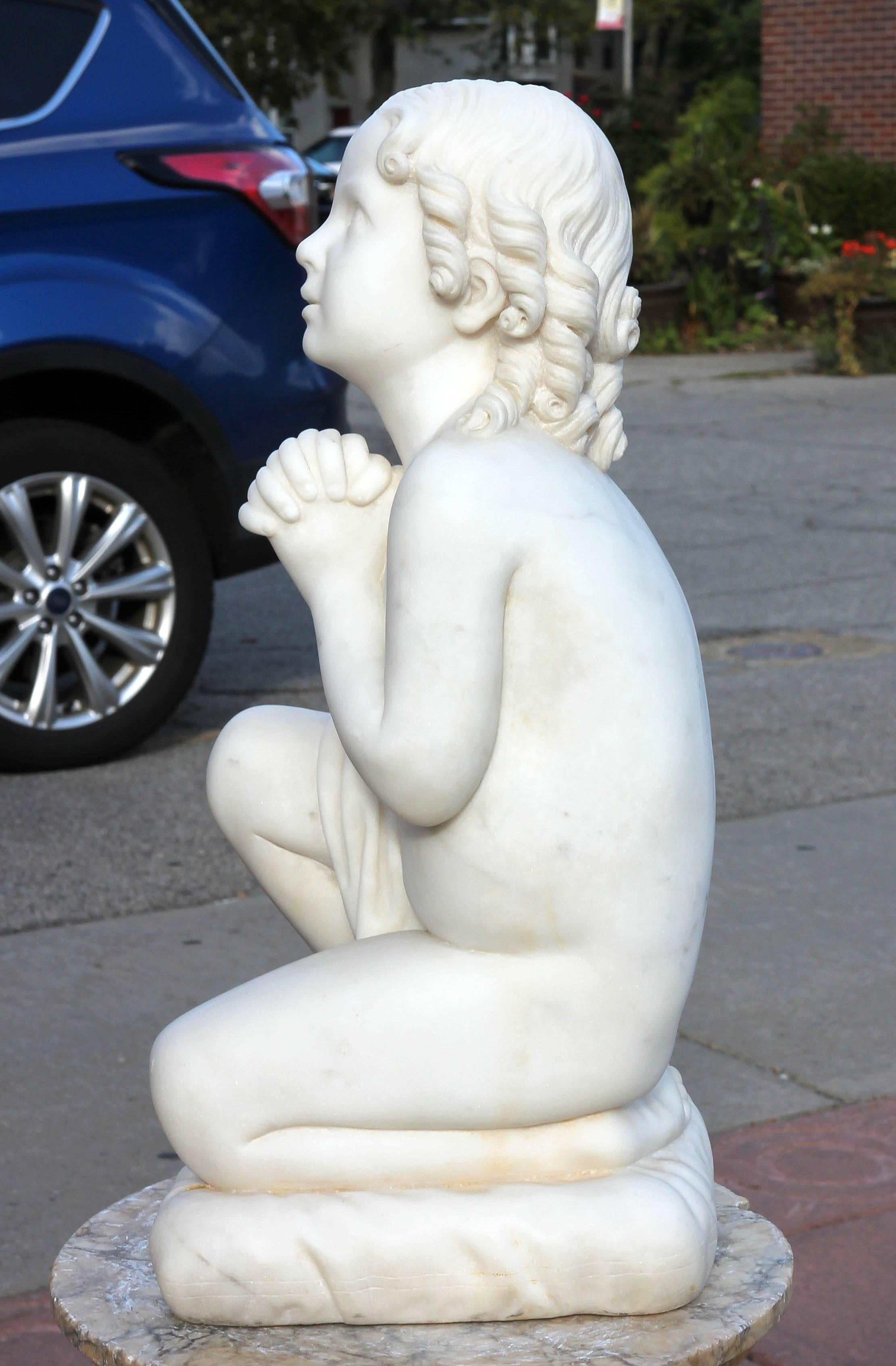 Neoclassical Marble Sculpture 