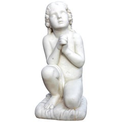 Neoclassical Marble Sculpture "Little Samuel"