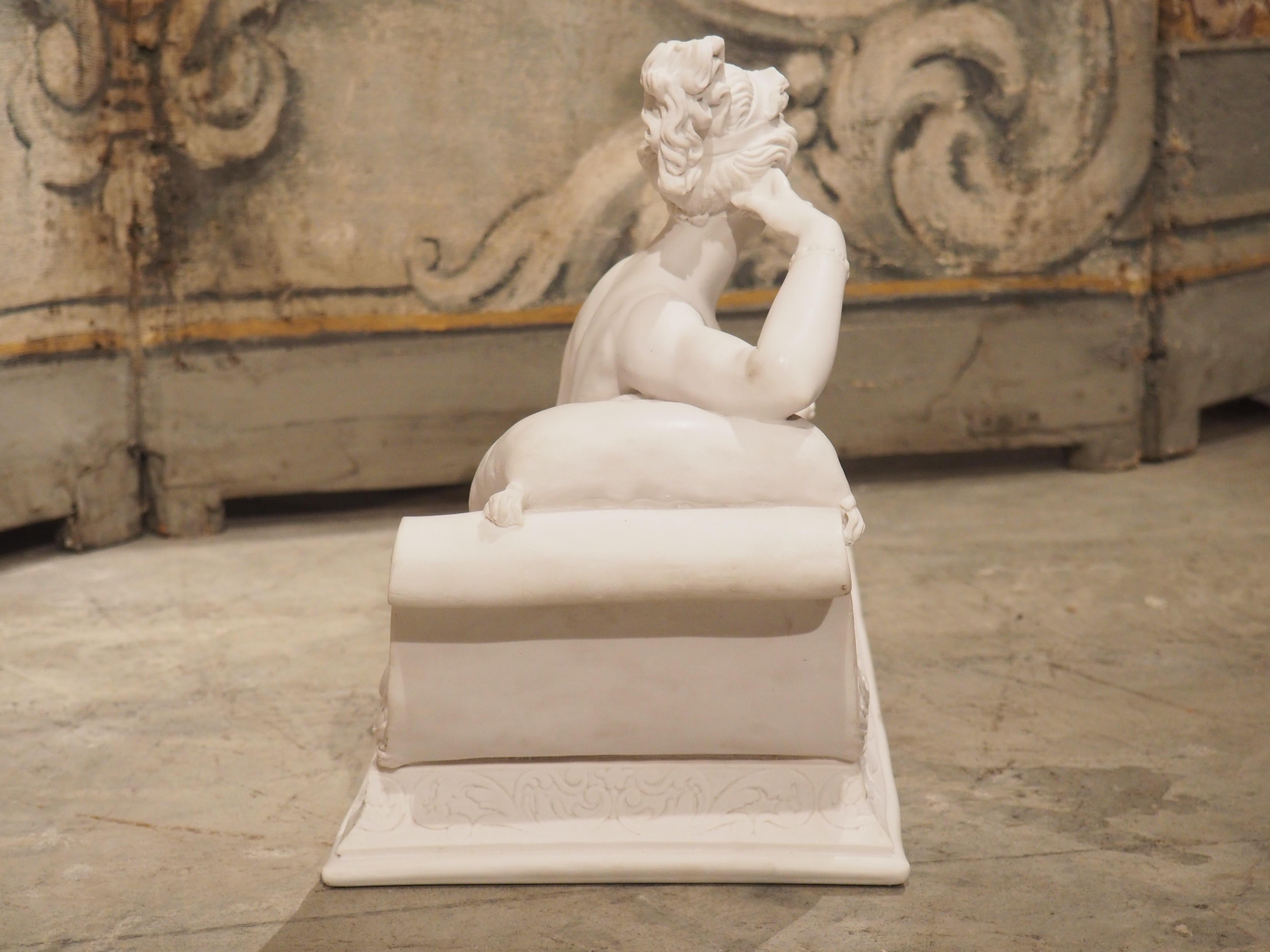 Neoclassical Cast Marble Sculpture, Paolina Bonaparte as Venus Victrix, C. 1950 7
