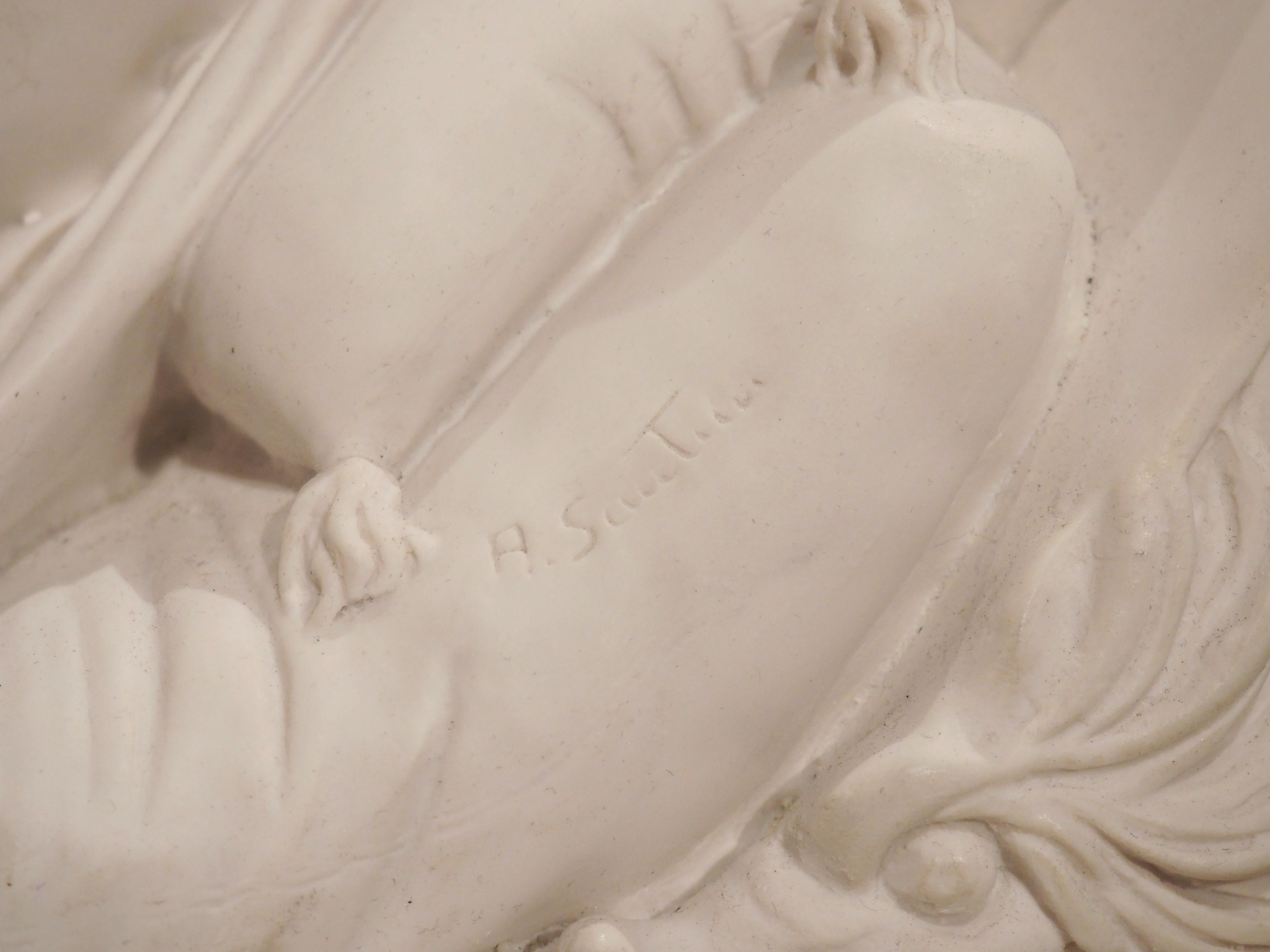 Neoclassical Cast Marble Sculpture, Paolina Bonaparte as Venus Victrix, C. 1950 1