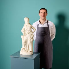 Neoclassical Marble Statue of Rebecca at the Well